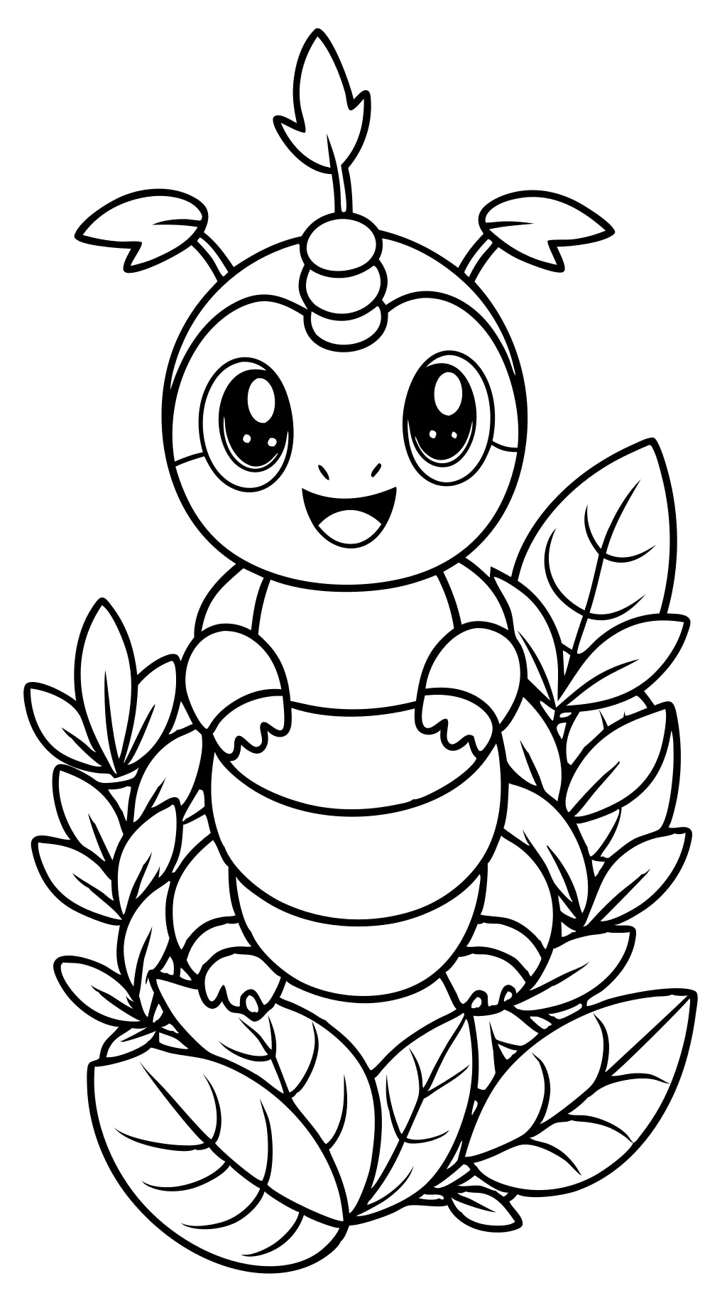 caterpie coloring pages